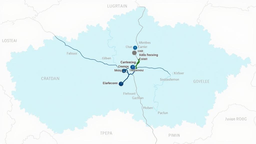 Detailní mapa České republiky s vyznačenými zpoplatněnými dálničními úseky